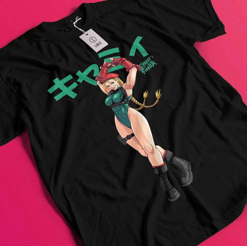 

Cammy White Shirt Chun Li T-Shirt Street Fighter Anime Gift Juri Ken Unisex Te BB161 3XL