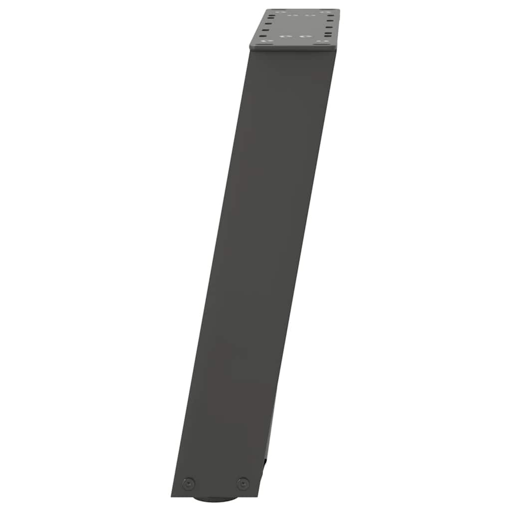Vidaxl Nogi Do Stolika Kawowego, 2 Szt., Antracyt, 38X(42-43) Cm, Stal