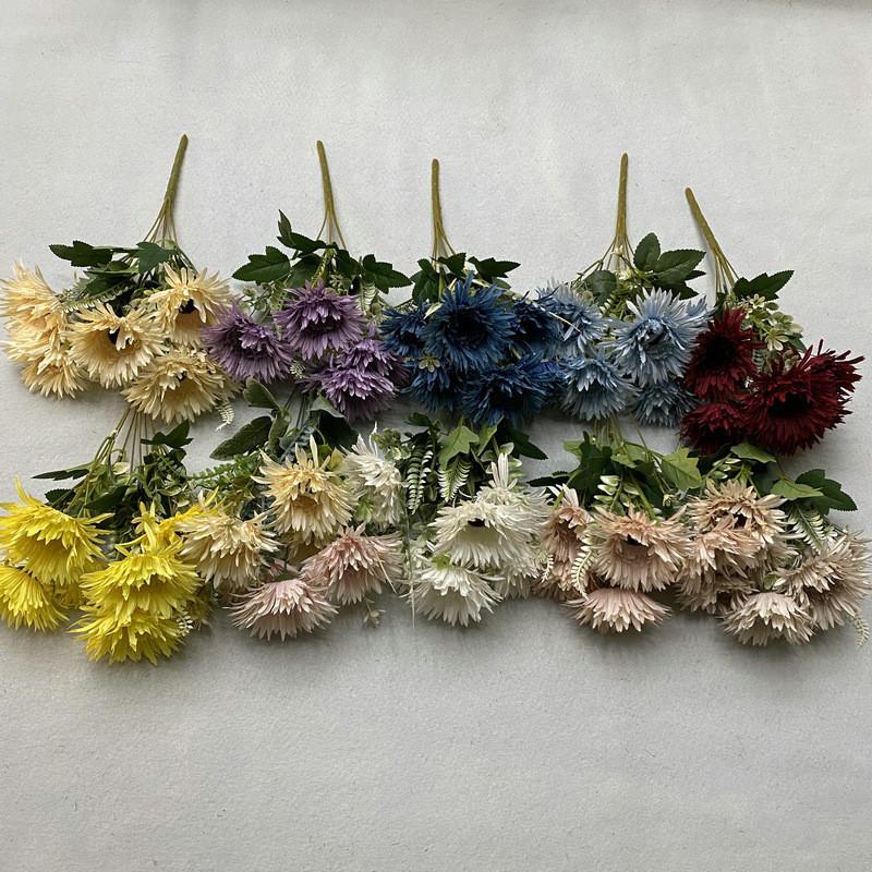 Faux Fuchsia Flower Arrangement With Durable Material For Wedding Decor And Photo Shoots