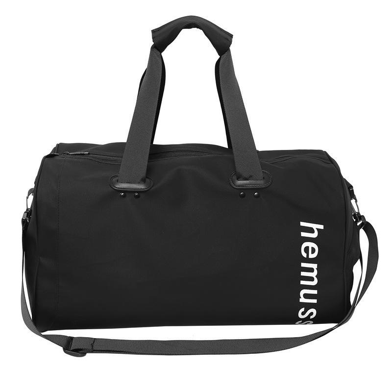 Hand-held travel bag Fashion trendy men's and women's models Go out with shoe compartment Bottom dry and wet separation design Fitness bag