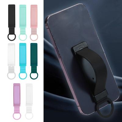 Ultra-Thin Finger Ring Phone Holder Self-adhesive Finger Kickstand for IPhone/ Samsung/ Xiaomi