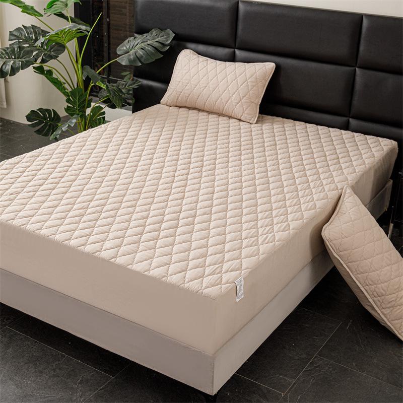 Waterproof Quilted Mattress and Pillowcase Set - 3-Piece Nantong Home Textile