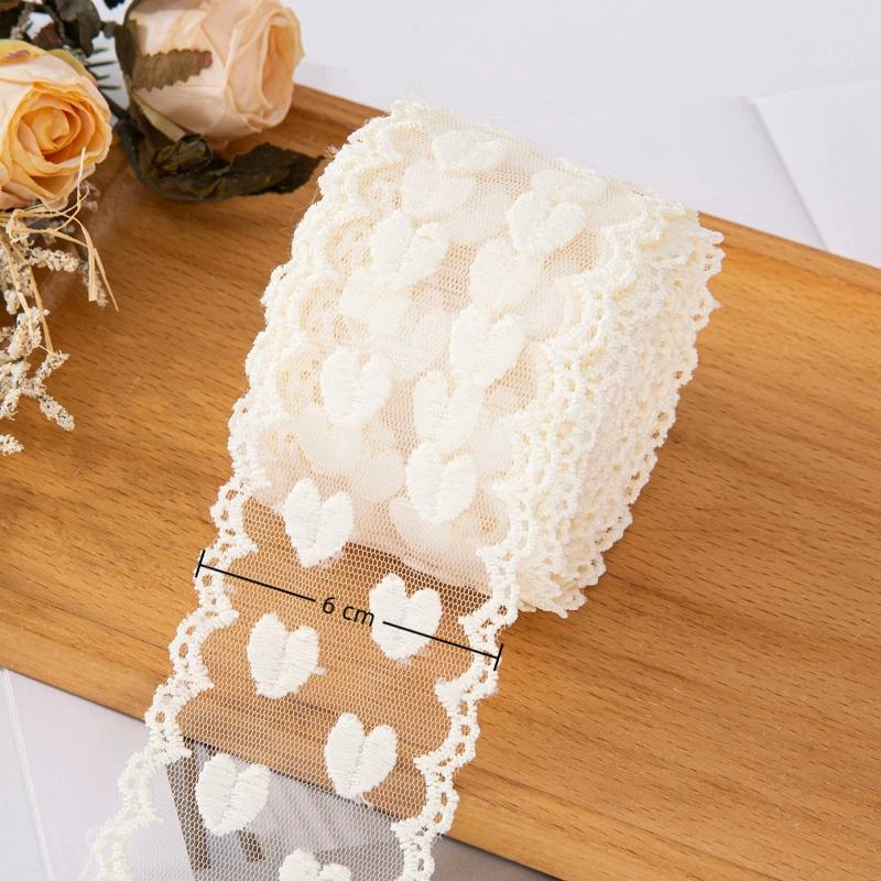 Lace Ribbon Star Floral Embroidered Ribbon For Gift Flower Sewing Accessories Party Wedding Decoration Packing Tape