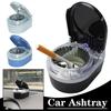 Car Ashtray Universal High-End Feel, With LED Light Iron Inner Liner, Simple And Light Luxury Car Ashtray Car Interior Access