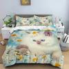 Animals Cute Cat Bedding Set Boys Girls Twin Queen Size Duvet Cover Pillowcase Bed Boys Fashion Home Textileextile