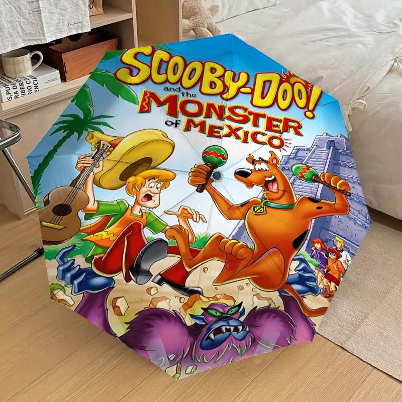 1PC Scooby-Doo Mexico Umbrella-8-Rib Reinforced, Automatic Open, Lightweight & Durable, Cute Fashion Accessory for Outdoor, D2639