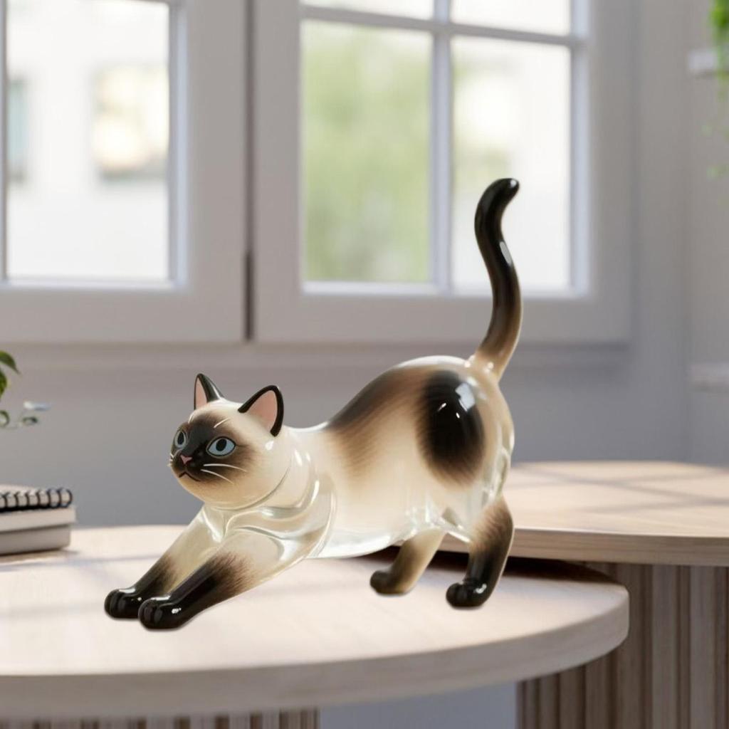 Cute Cat Key Chain Cat Dog Keepsake Hair Keyring Acrylic Pendant Clear Memorial Keychains for Collection Backpack Purse Bag