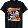 Fret Heks Halloween - Spookachtige Pompoen Vleermuizen Kunst T-shirt