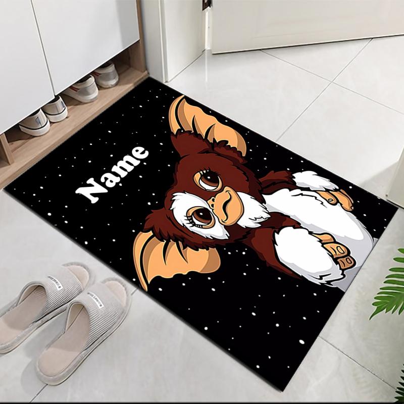 Custom Name Gremlins Printed Carpet, for Office Chair Living Room Bedroom Kitchen Room Decor Gifts.