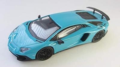 Kyosho Bunka Original 1/64 Scale Miniature Car Series Lamborghini Aventador SV Blue Finished Product