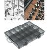 Organizer Container Storage Box Adjustable Divider Removable Grid Compartment for Jewelry Beads