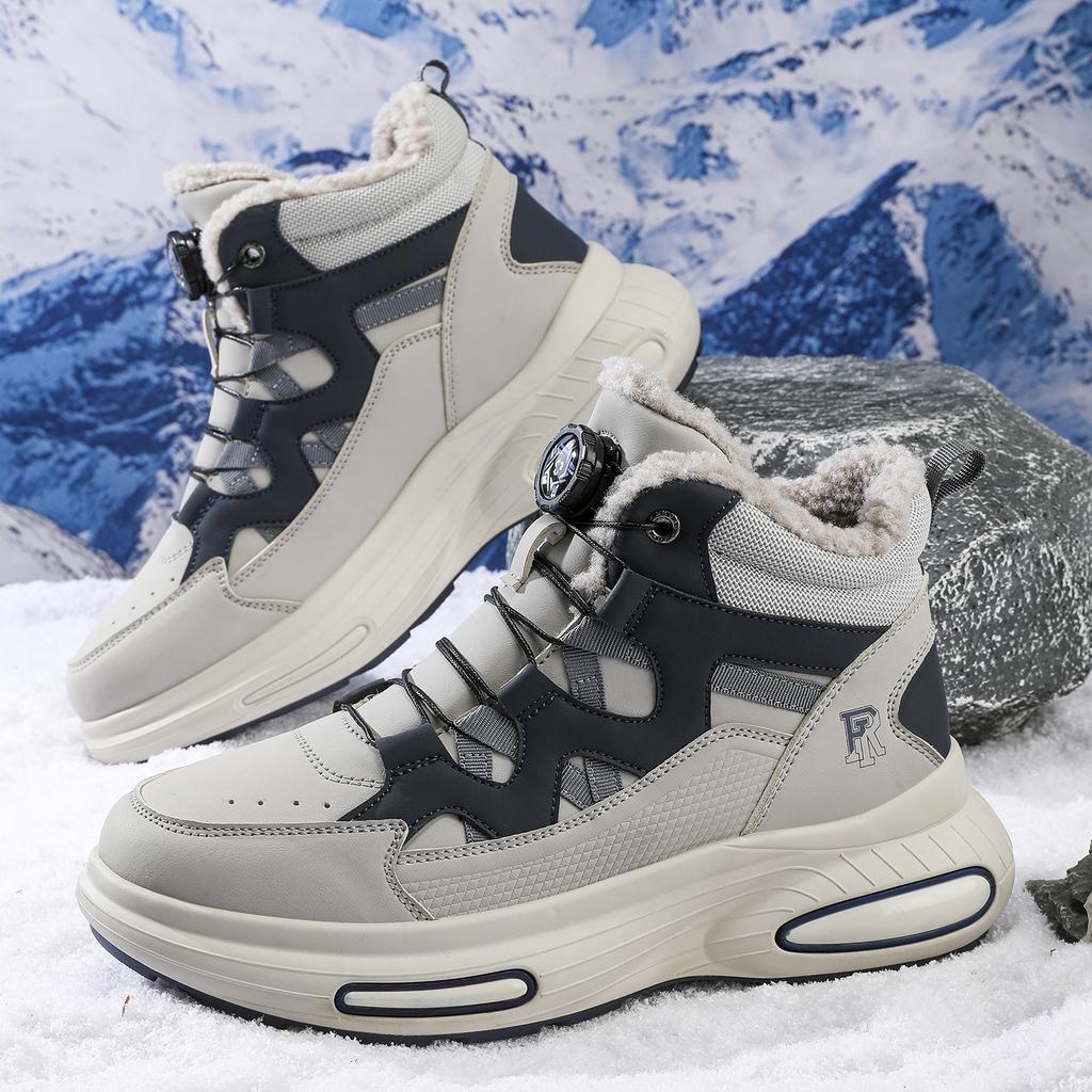Men Boots High Top Shoes Winter Walking and Commuting Casual Outdoor Travel Seasonal Everyday Footwear Daily Boots Style Sizes 38-44