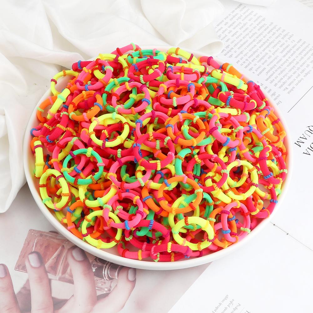 

200 шт. 3 см Детские Маленькие Резинки для Волос Эластичные Конфетных Цветов Резинки для Волос Красочная Повязка на Голову Аксессуары для Волос Головные Уборы Подарки 200PCS