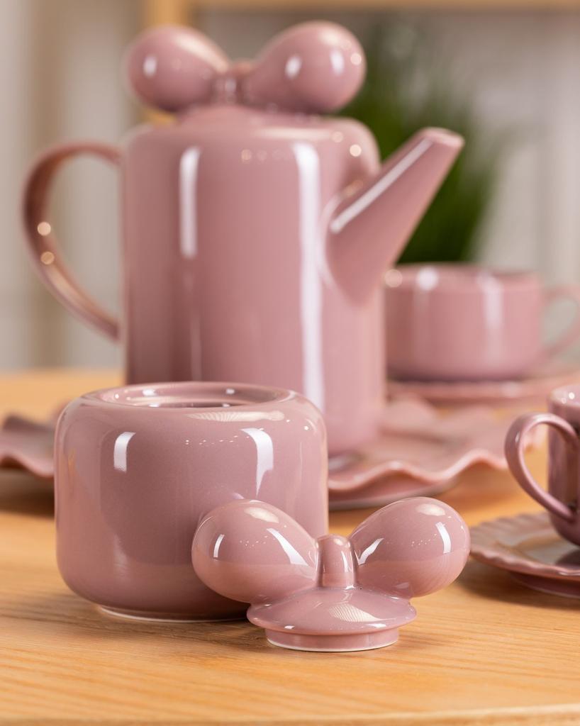 Serwis Kawowy Sofia Pink 12 Elementów