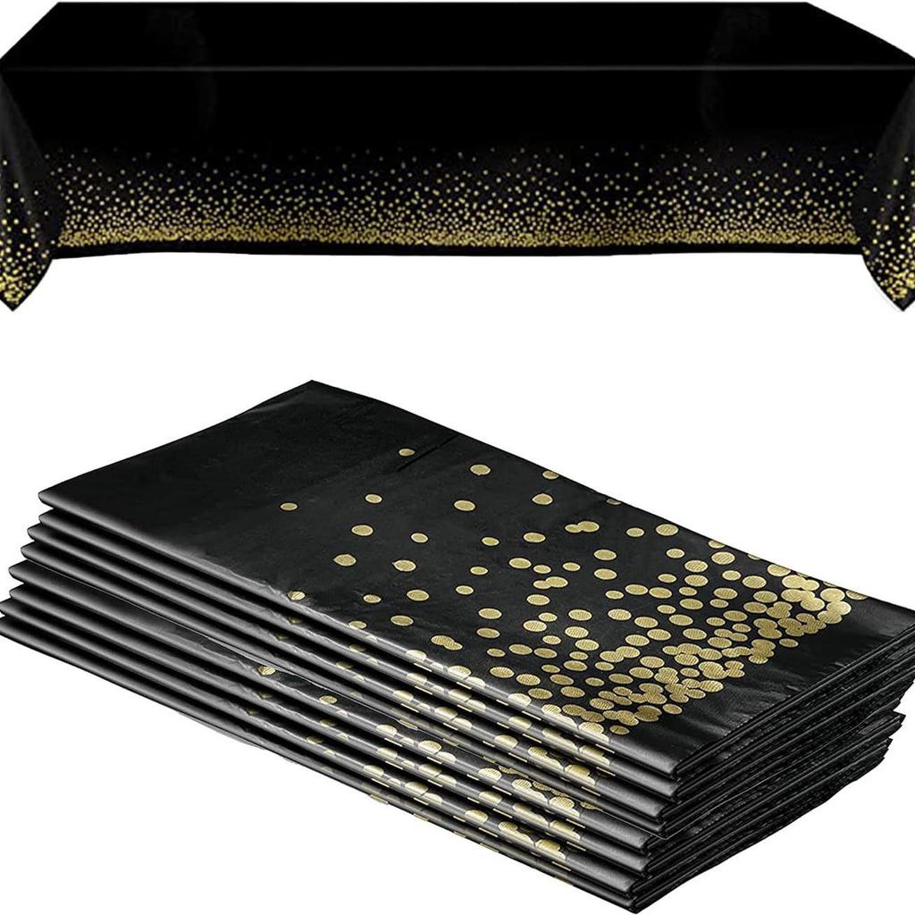 Small Dots PEVA Disposable Tablecloth - Waterproof and Thickened for Party Decoration