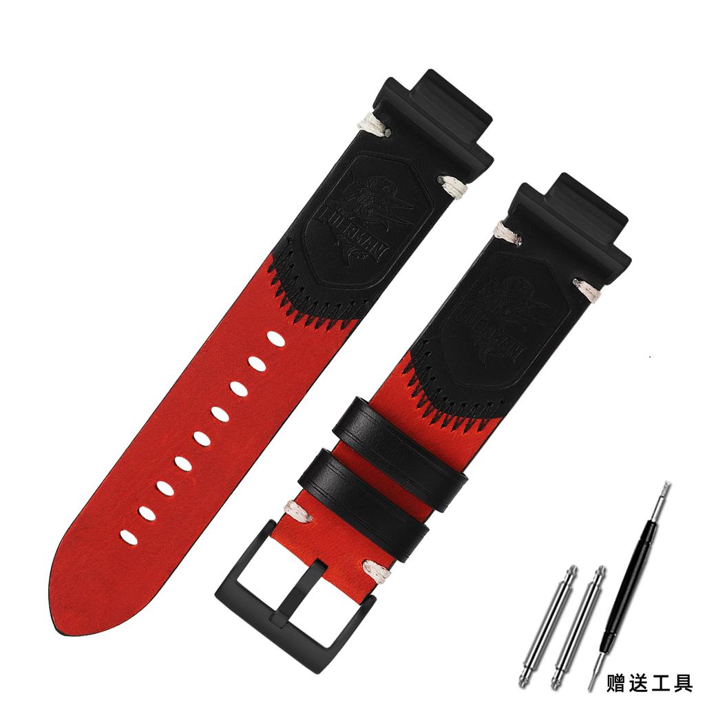 GA2100 Retro Cowhide Watch Strap For Casio G-SHOCK GA-2100 2110 GBM-2100 Modified Genuine Leather Bracelet Men Band Accessories