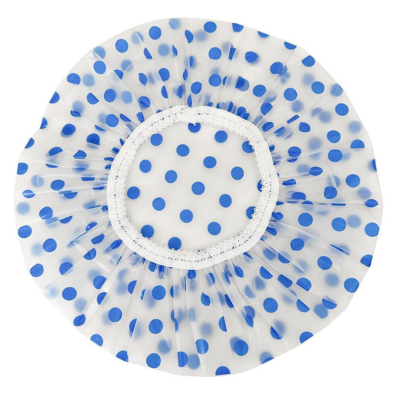 Reusable Waterproof Elastic Shower Cap for Women - Spa & Salon Hair Protection
