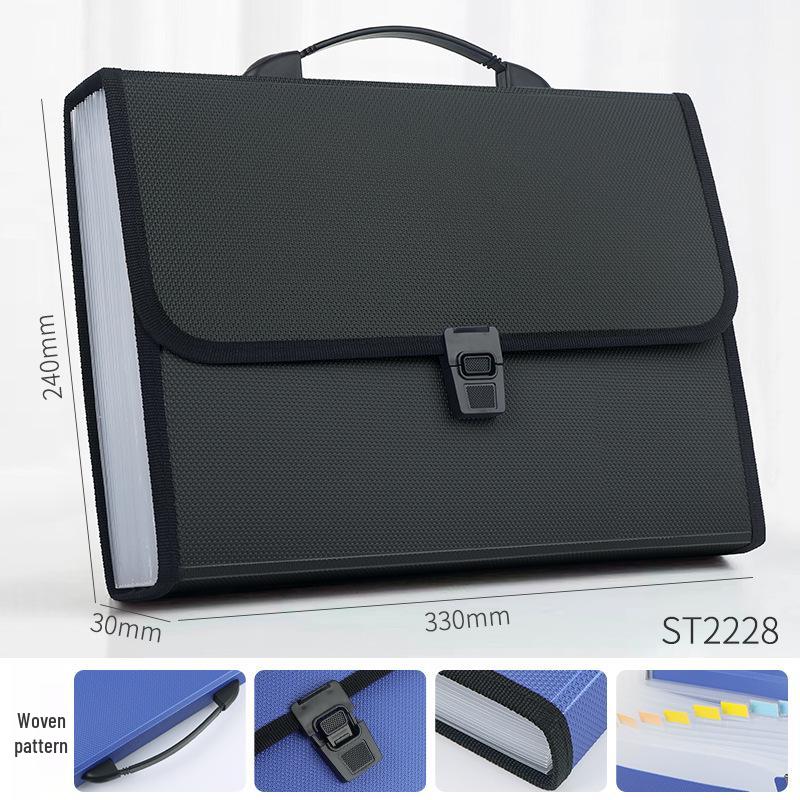 Large Capacity A4 Accordion Folder - Multi-Layer Storage for Office and School