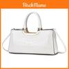 Stone Pattern Tote Bag For Women With Pu Material And Inner Pockets For Daily Use