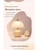 2025 Creme Stil Luxus Nachttischlampe: Elegantes Hochzeitsnachtlicht