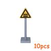 Non-Toxic Moc City Traffic Road Signs Signal Light Building Block Bike Bicycle Scooter Motorcycle Vehicle Scene Construction Accessories
