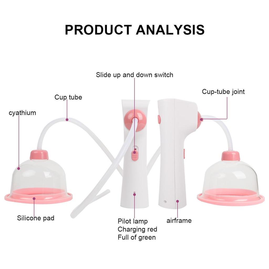 Leisen Elektrický masážní přístroj na zvětšení prsou: Přeshraniční podtlak pro domácí použití