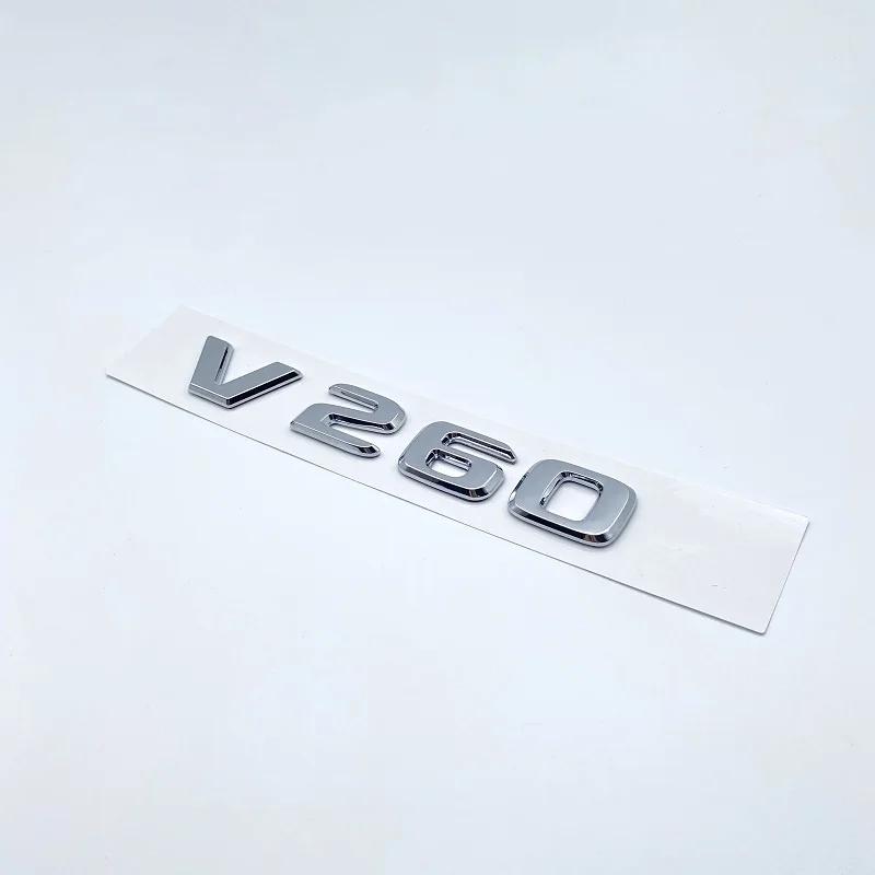 3D Letters V260L V220d V250d V300d NIGHT EDITION Emblem for Mercedes Benz V W447 Car Fender Badge Trunk Nameplate Logo Sticker