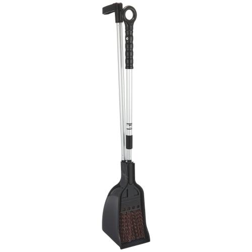 Yamato Chemical Broom and Dustpan Set, Hacky Black