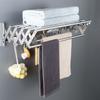 Large Capacity Retractable Laundry Drying Rack Stainless Steel Laundry Organizer  Tower