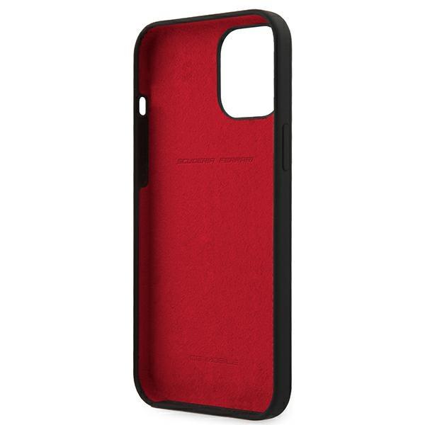Ferrari Fessihcp12Lbk Iphone 12 Pro Max6,7 Czarny/Black Hardcase On Track Silicone