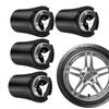 Air Valve Cap, Valve Cap, Cat Tires, Air Dress-Up, 4 PCS Set, Cat Design,