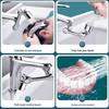 Universal Rotatable Faucet Extender: Anti-Splash Multifunctional Spout for Washbasins