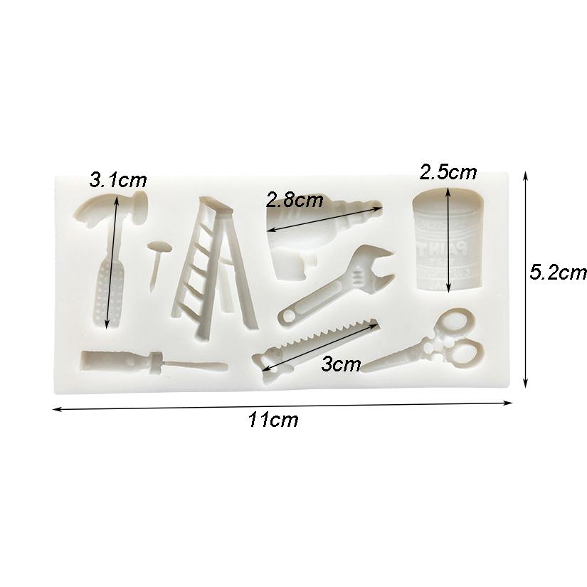 Sewing Machine Scissors Button Silicone Mold Sugarcraft Cupcake Baking Mold Fondant Cake Decorating Tools