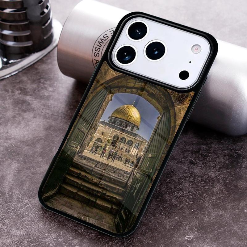 Jerusalem Gebäude Handyhülle für iPhone 17 16 15 Pro Max Air 14 13 12 11 Plus Stoßfeste Hülle