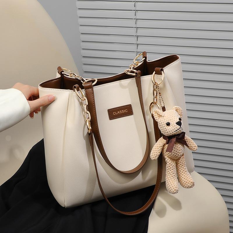 

Hot-Selling Large Capacity Bag Tote Bag Handbag Shoulder Bag Autumn High-End New Commuter Bag Bags Luggage Brown（Public Version）