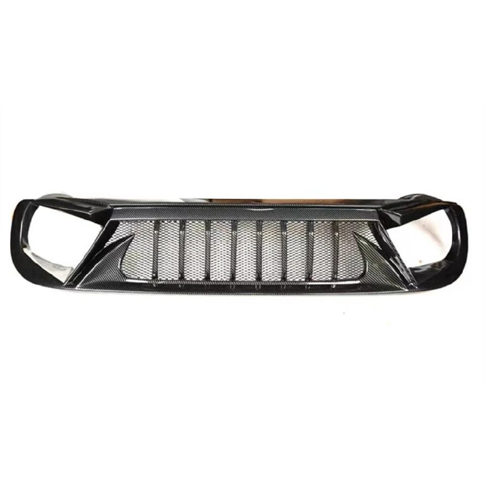 For 2016 17 18 19 20 21 22 23 Jeep Renegade Racing Grills Matt Carbon Grille Air Intake Styling Exterior Tuning Accessories Part