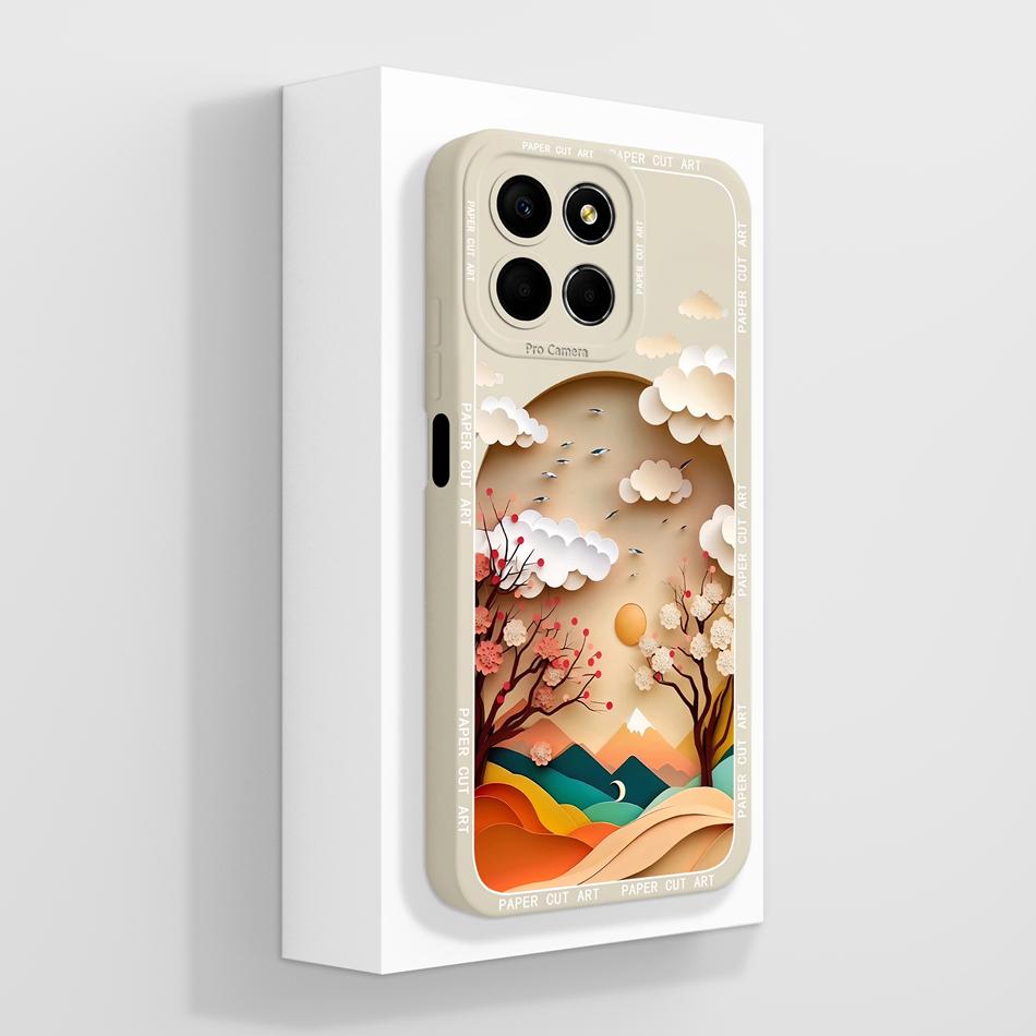 For Honor X8 X8A Case Creative Anime All Body Upgrade Soft Liquid Silicone Mobile Back Cover For Huawei Honor X 8 5G Protectors