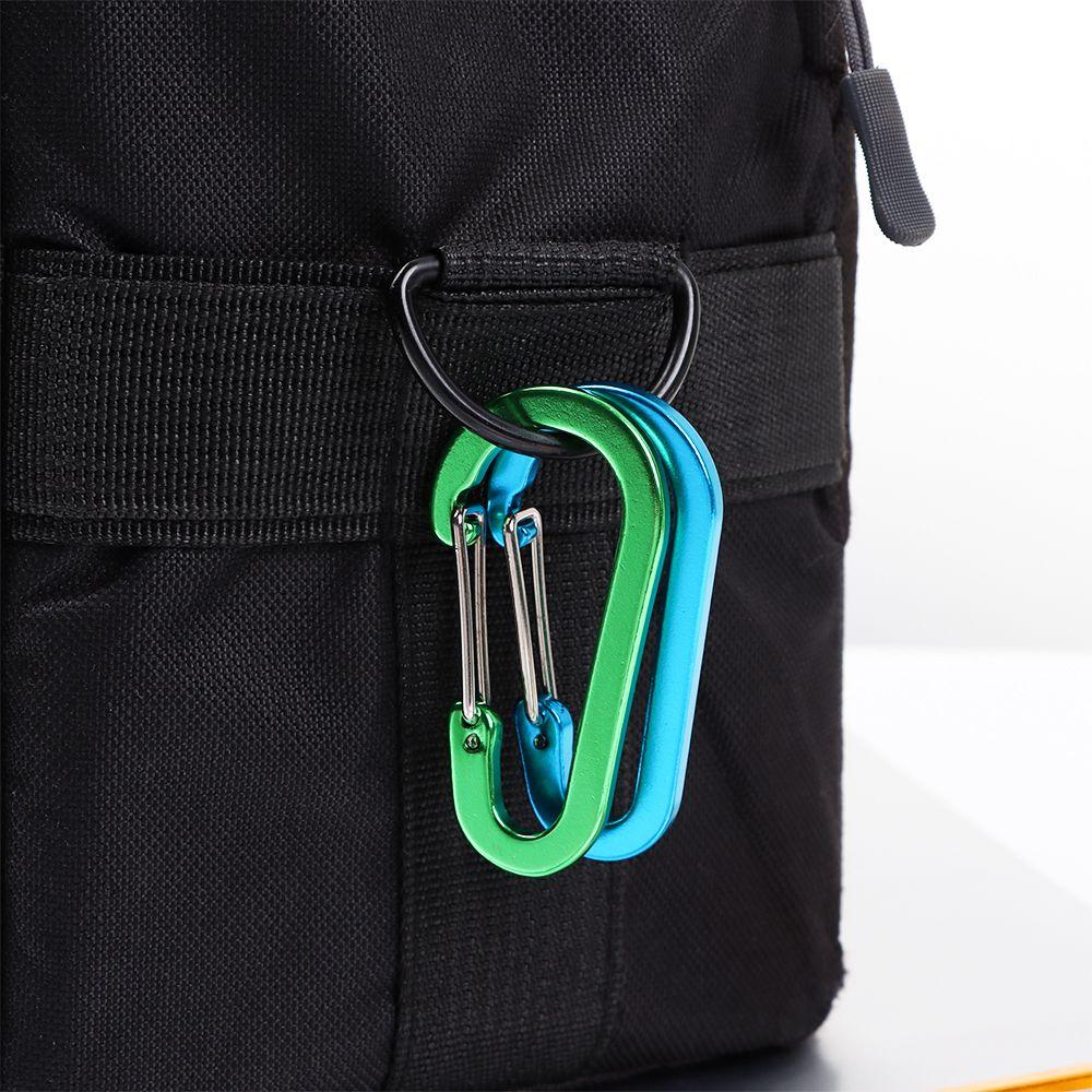 Hook Multi Tool Keychain Clips Fishing Small Carabiner Camping Lock Buckle Climbing Snap Clip