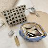 Plush Plaid Makeup Bag for Women Cosmetics Organizer Travel Cosmetic Organizer Pouch Travel Wash Bag Travel Packing Cube