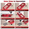 Strong Aluminum Hinge Alignment Jig For Woodworking Projects Ensures Fast Accurate Lock Hole Drilling On Door Upgrades