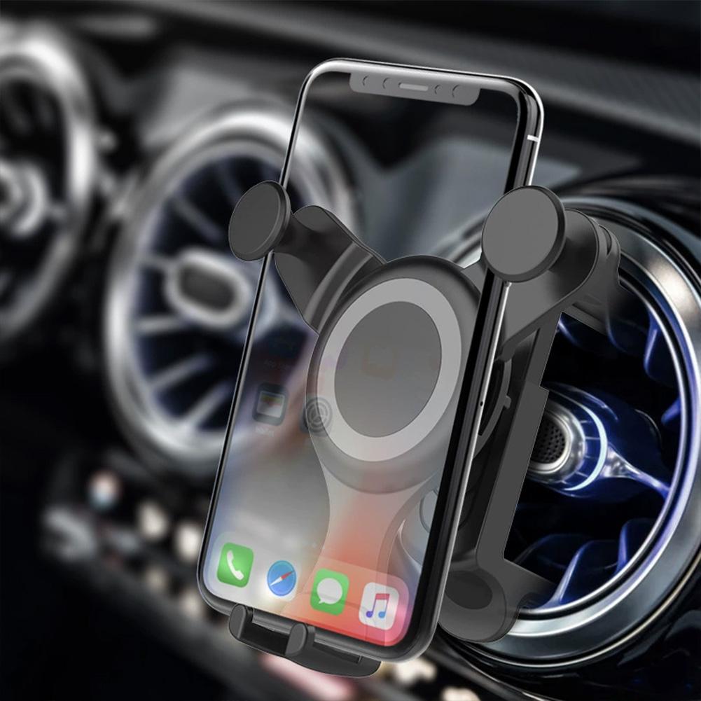 Universal Car Phone Holder Air Vent Mount Gravity 360 Rotation Car Phone Mount Bracket for Smartphones Quick Installation