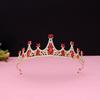 Black Baroque Crown Tiara Bride Eighteen Female Bar Mitzvah Birthday Princess Crown
