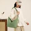 Clouds Pleated Drawstring Shoulder Strap Bucket Bag Female Solid Color Simple Lazy Wind Shoulder Bag Slack Small Messenger Bag