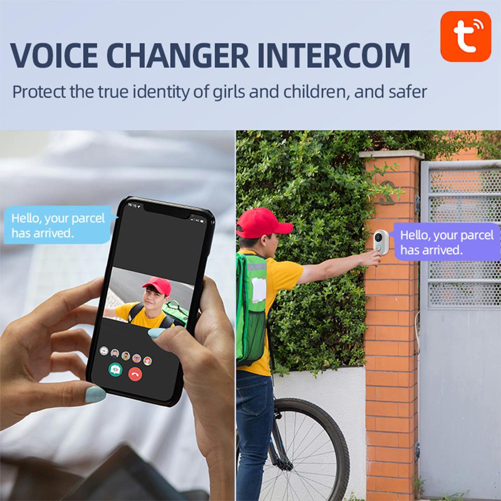 Smart Doorbell Ring Door Camera Infrared Night Viewing WiFi Wireless Video Bell Camera Rechargeable