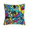 Picasso Funky Art Lady Hat Square Pillow Case Cushion Covers Custom Zippered Decorative Pillowcase For Sofa 40*40Cm