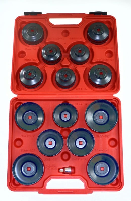 Oil Filter Wrench 15 pcs/Silver