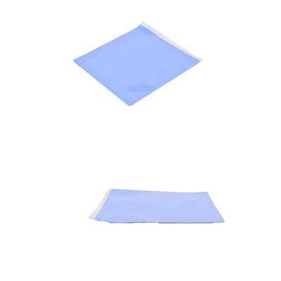Dissipatore di calore blu per GPU CPU Raffreddamento Pad in silicone termoconduttivo 100 mm x 100 mm x 0,5 mm