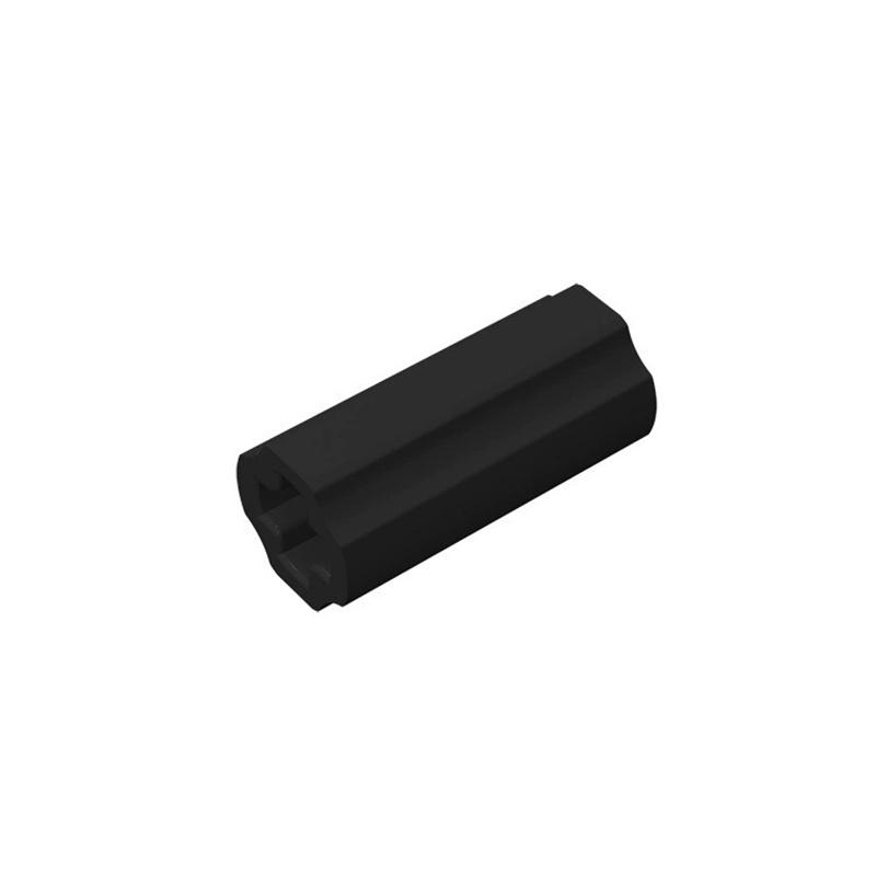 50pcs 59443 Axle Connector 2L Smooth with X Hole Building Block MOC Technical Accessories