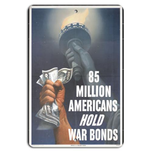 

Empower America Million Hold War BondsAluminumtin sign 20x30cm（7.8x11.8inch）