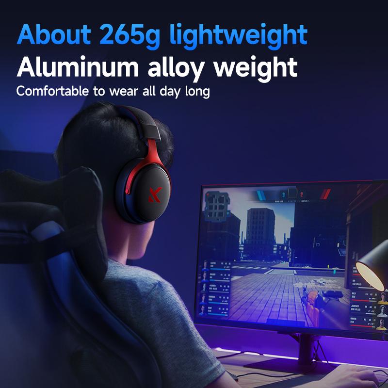 Słuchawki MCHOSE V9 Pro z Mikrofonem Trzy Tryby Bluetooth Bezprzewodowe Komputer PC Słuchawki dla Graczy Akcesoria V9 Pro MCHOSE